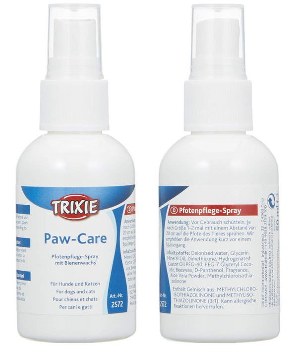 Trixie - Paw-Care Spray for Dogs & Cats, With Beeswax & Aloe Vera - 50ml