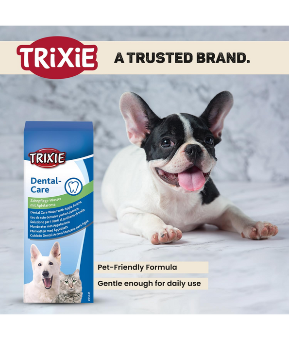 Trixie - Apple Flavoured Water Additive Dental Care Liquid for Dogs and Cats 300 ml