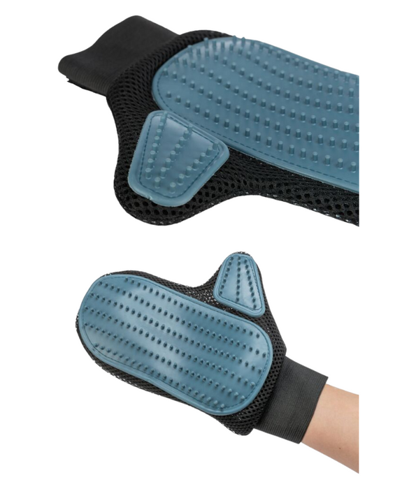 Trixie - Fur Care Glove, Massage & Shine Grooming Mitt for Dogs & Cats - 18 × 24 cm