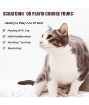 Trixie - Dual-Sided Scratching Mat with Toy for Cats 70x45 cm