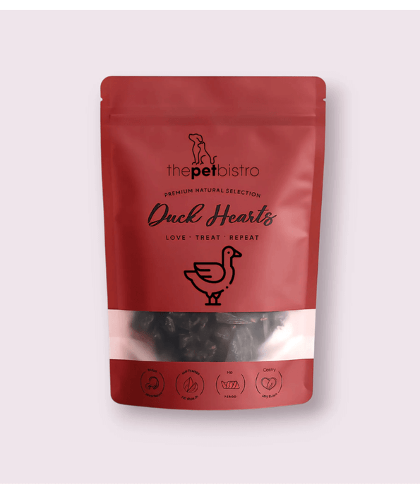 The Pet Bistro – Duck Hearts 80g