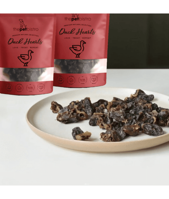 The Pet Bistro – Duck Hearts 80g