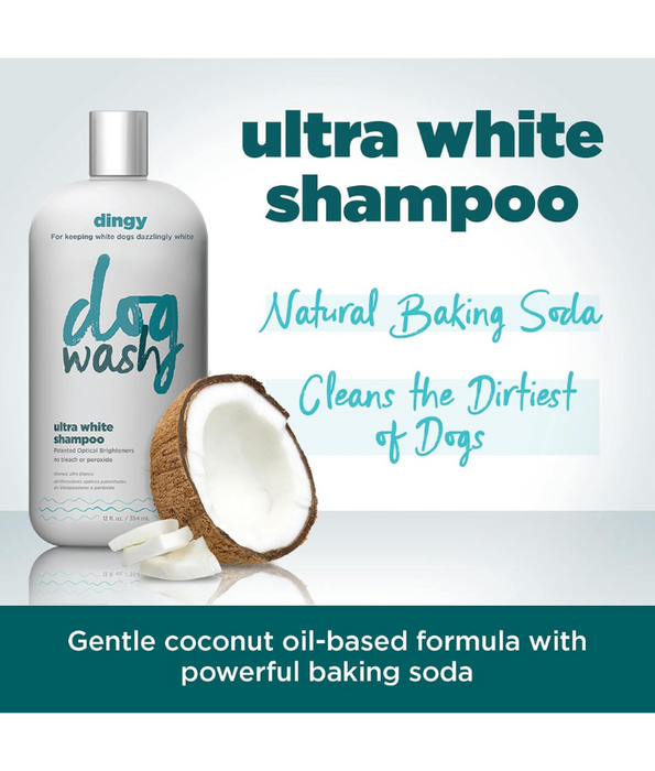 Synergy Labs - Dingy, Ultra White Shampoo, With Patented Optical Brightners, No Bleach or Peroxide - 354ml,709ml