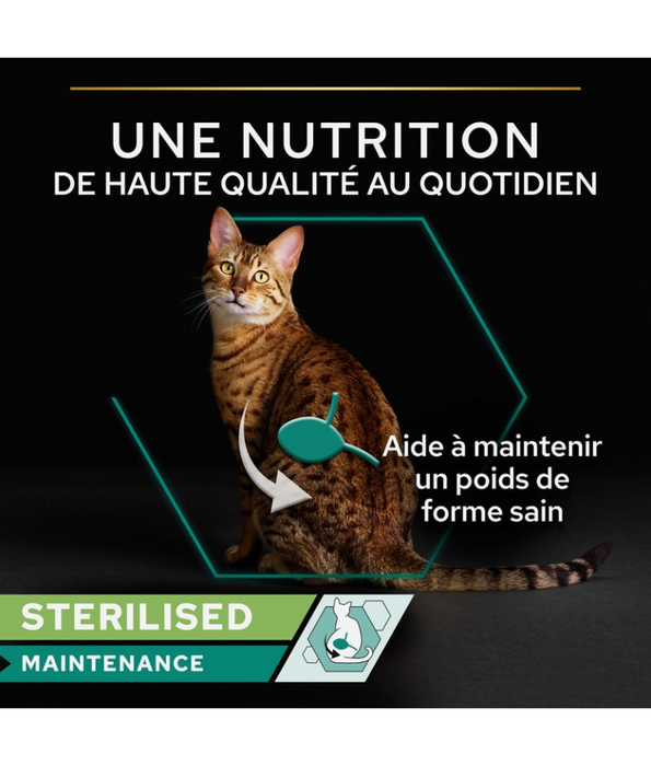 Purina - Pro Plan, Sterilised Adult Maintenance, Wet Cat Food, Terrine Rich in Tuna & Salmon - 85g