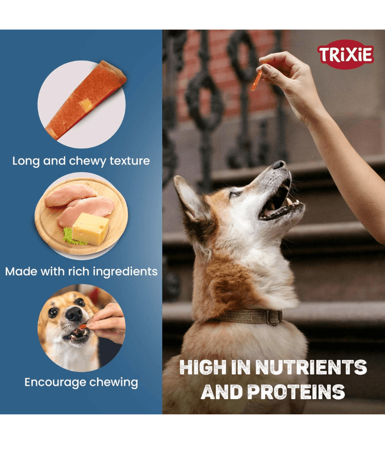 Trixie - Premio Stripes, Lamb, High Protein, Gluten-Free, No Added Sugar Dog Treats - 100 g