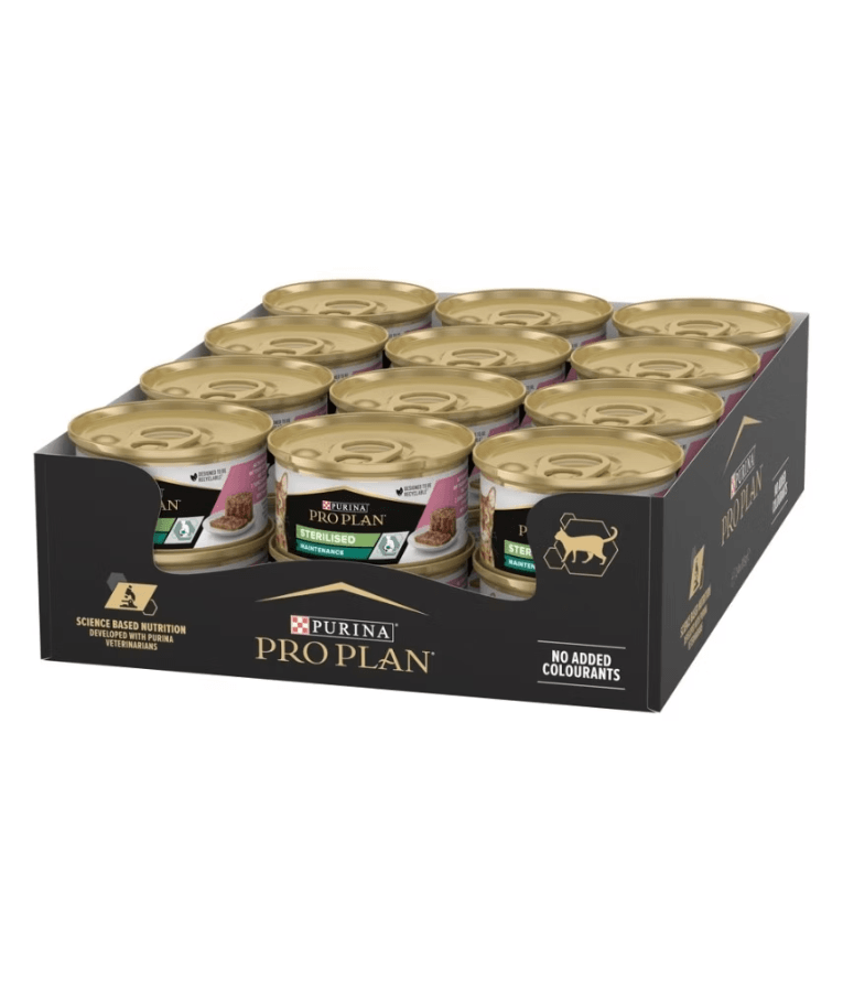 Purina - Pro Plan, Sterilised Adult Maintenance, Wet Cat Food, Terrine Rich in Tuna & Salmon - 85g