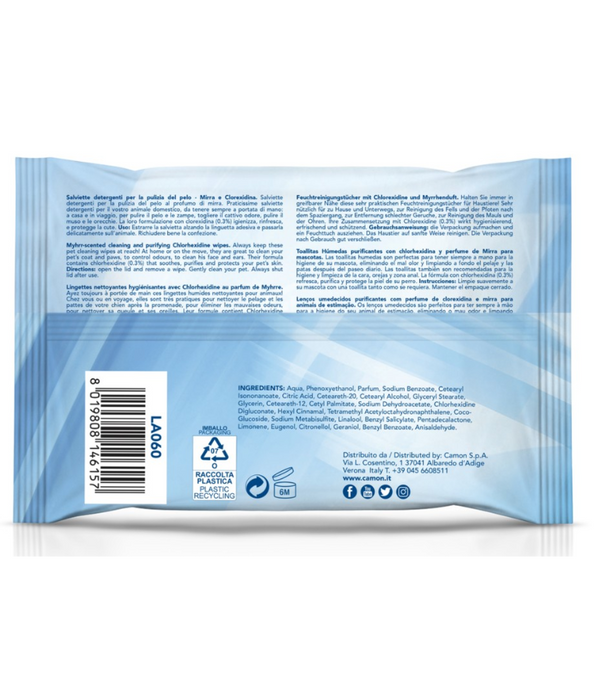 Camon Salviette Myrrh & Chlorhexidine Wipes 40 Sheets