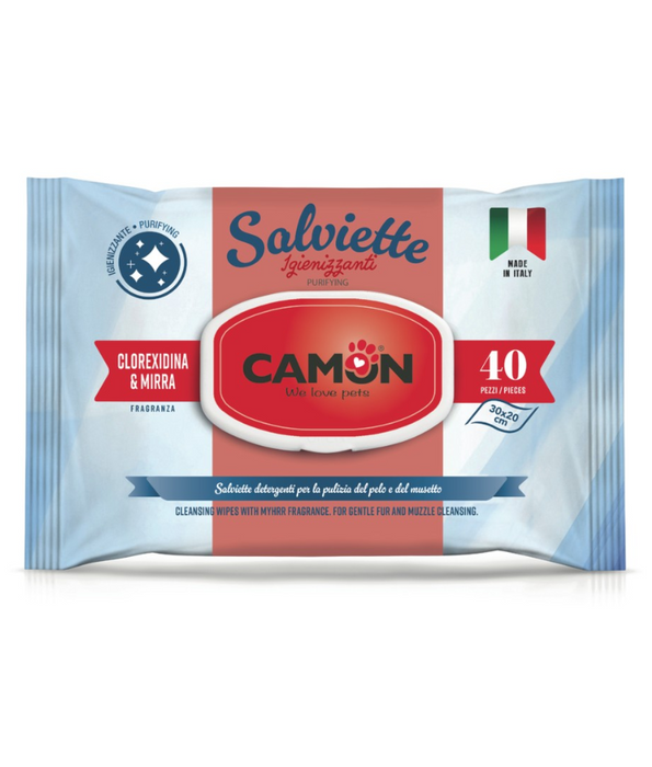 Camon Salviette Myrrh & Chlorhexidine Wipes 40 Sheets