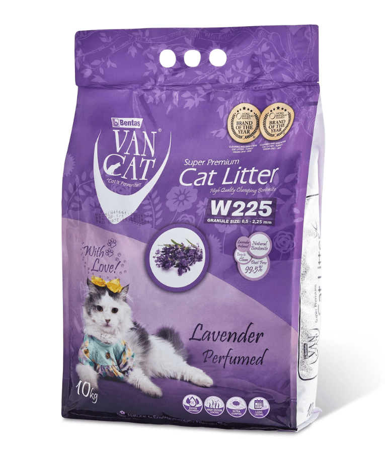 VanCat - Lavender Clumping Cat Litter, High Odor Control - 5kg, 10kg