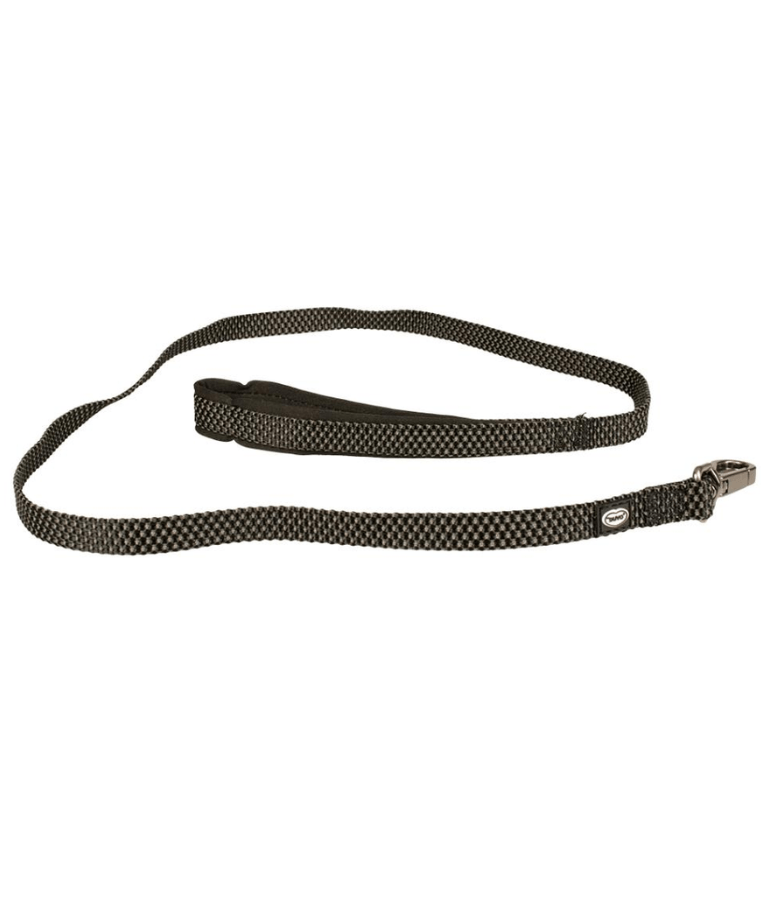 Duvo+ – EXPLOR East Nylon Dog Leash, Black, Weather-Resistant – XL, durable woven nylon design