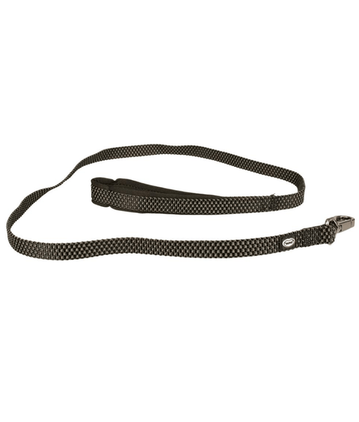 Duvo+ – EXPLOR East Nylon Dog Leash, Black, Weather-Resistant – XL, durable woven nylon design