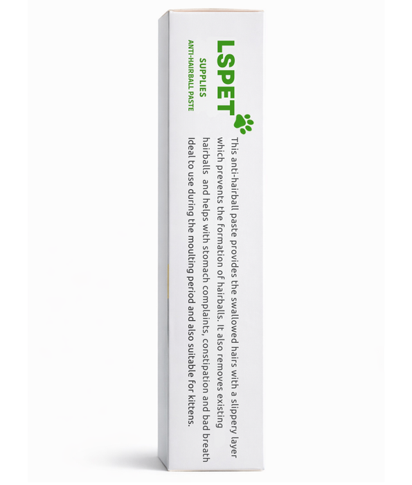 LS Pet -  Anti Hairball Paste for Cats & Kittens – Digestive Support – 125g
