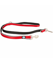 Duvo+ – EXPLOR West Duo Leash, Red, Woven Nylon, Adjustable & Hands-Free – XXL