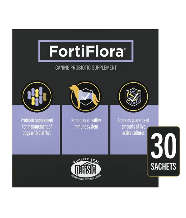 Purina Pro Plan FortiFlora, Dog Probiotic Supplement, 1g (30 sachets)