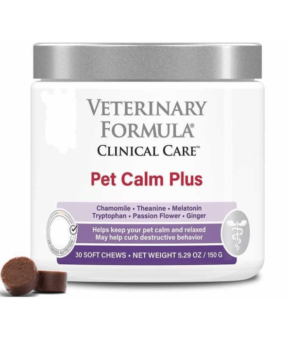 Synergy Labs - Veterinary Formula Solutions, Pet Calm Plus Supplement For Dogs - 30 Soft Chews