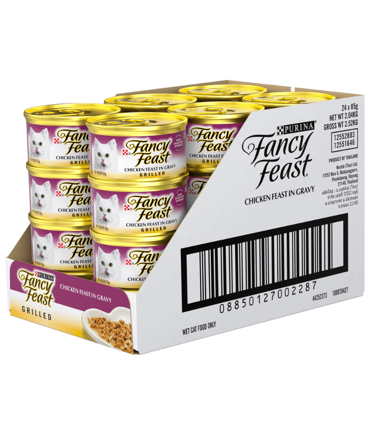 Purina - Fancy Feast Grilled Chicken Feast in Gravy Gourmet Cat Food 85g