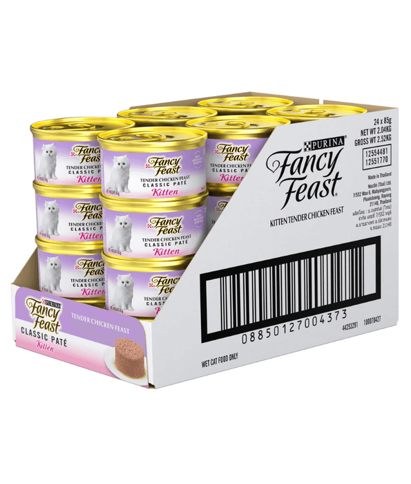 Purina - Fancy Feast Purina Chicken Paté Kitten Wet Cat Food 85g