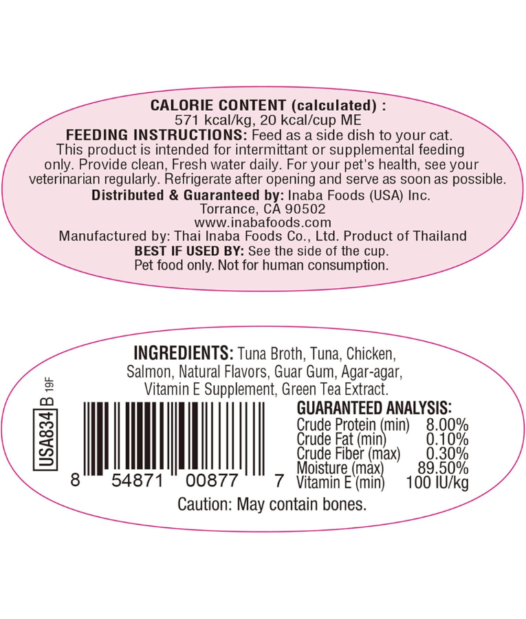 Inaba - Twins - Tuna & Chicken with Salmon Recipe 2 Packs 70g