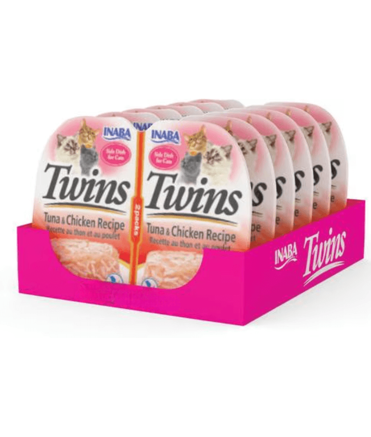 Inaba - Twins - Tuna & Chicken Recipe 2 Packs 70g