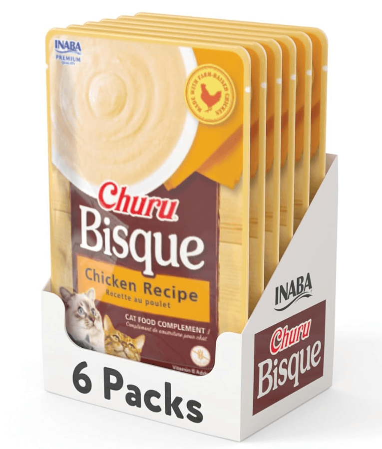 Inaba - Bisque - Chicken Recipe Cat Food Complement Food Topper 40g
