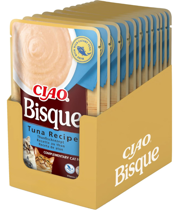 Inaba - Bisque - Tuna Recipe Cat Food Complement Food Topper 40g