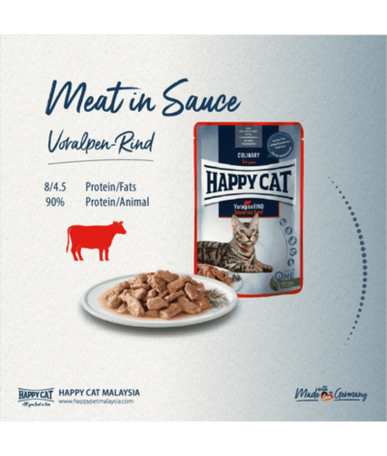 Happy Cat - Culinary Bavarian Beef Wet Food 85g