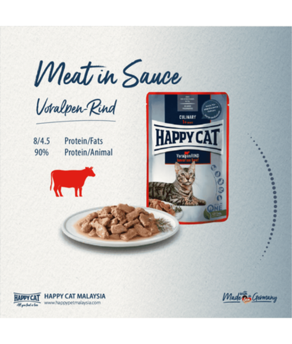 Happy Cat - Culinary Bavarian Beef Wet Food 85g