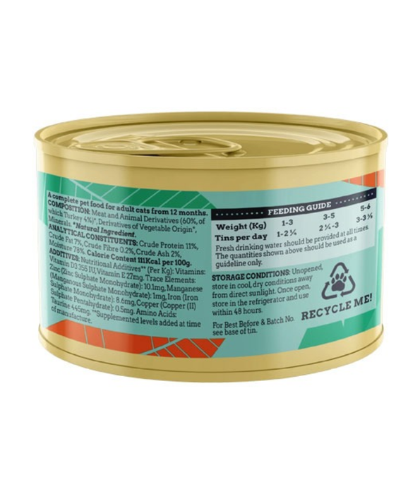 Webbox Naturals Turkey Mousse Wet Cat Food 85g