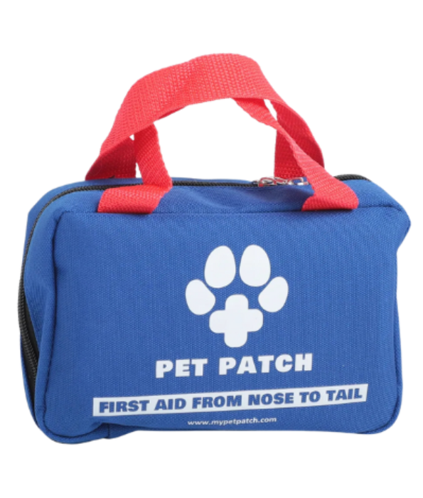 Pet Patch – Portable Pet First Aid Kit for Dogs & Cats – 47-Piece Emergency Travel Pack