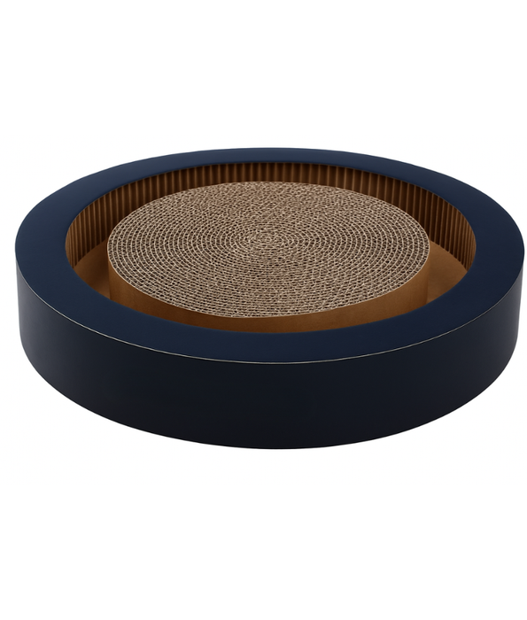 M‑Pets - Milwaukee Cat Scratcher, Cardboard Scratching Surface, Furniture Protection, Catnip Included - 36×36×5.8 cm