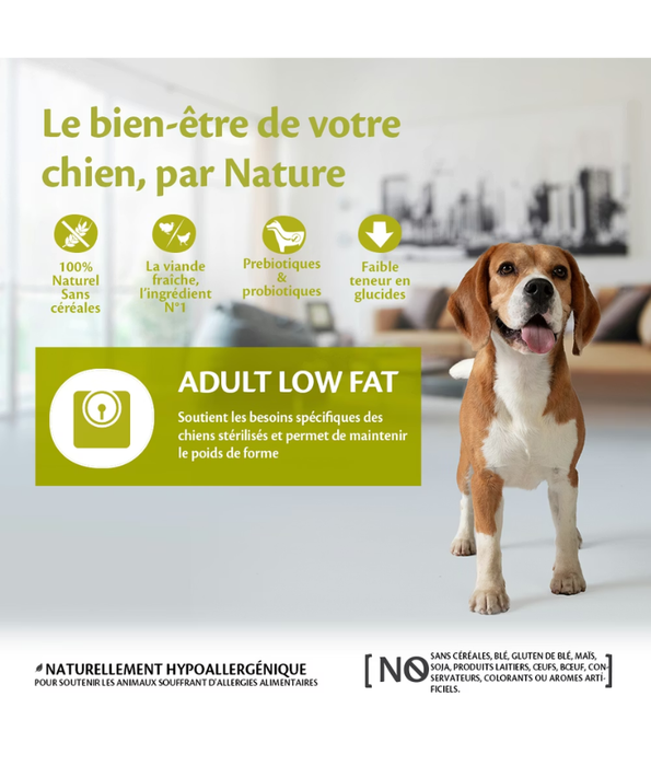 Wellness CORE - Low Fat Adult Dry Dog Food for Medium Breeds, With Turkey - 1.8 kg