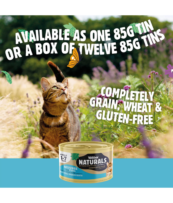 Webbox Naturals Mousse With Chicken Wet Cat Food 85g