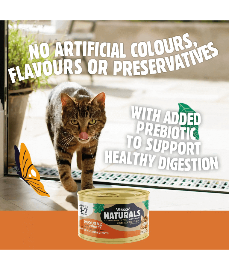 Webbox Naturals Tuna Mousse Wet Cat Food 85g