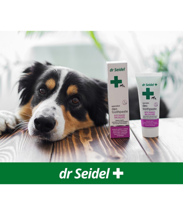 Dr Seidel - Deo Toothpaste, Parsley Extract, Enzymes, Dental Hygiene, Breath Freshening - 105g