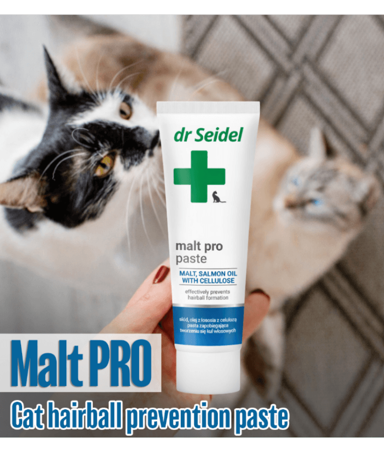 Dr Seidel - Malt Pro Paste, Salmon Oil, Cellulose, Hairball Control - 115g