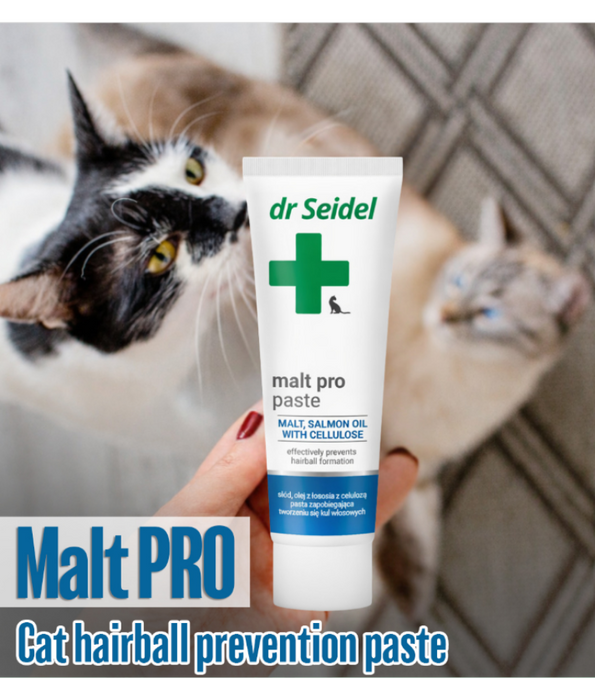 Dr Seidel - Malt Pro Paste, Salmon Oil, Cellulose, Hairball Control - 115g