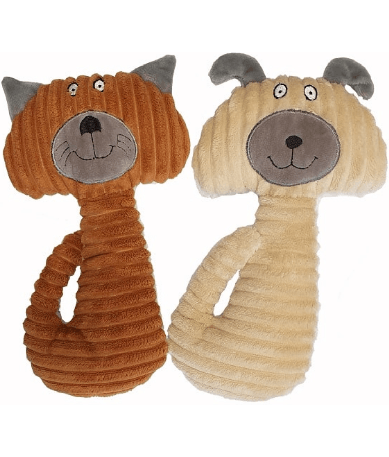 Pet Interest - Cuddly Nice Kitty Plush Dog Toy, Squeaker Sound, Soft Comfort Toy