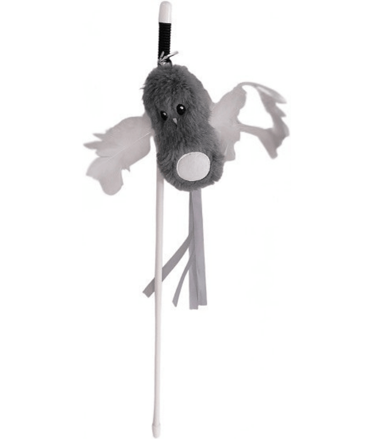Pet Interest - Plush Animal Cat Teaser Stick Toy