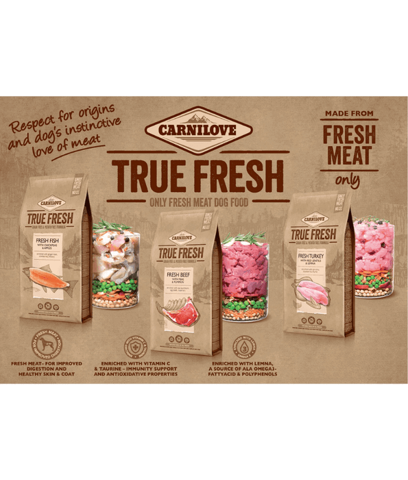 Carnilove True Fresh - Fresh Fish with Chickpeas and Apples 11.4 kg