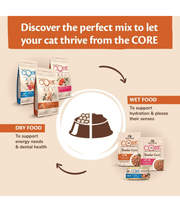 Wellness Core Dry Cat Food - Grain-Free Adult Original – High-Protein Chicken & Turkey , Hairball Control & Lean Body Support 1.75kg