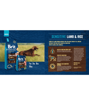 Brit Premium - Sensitive Lamb & Rice 8kg-15KG
