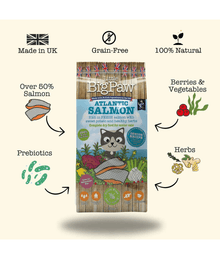 Little Big Paw Little Big Paw - Atlantic Salmon Complete Dry Food for Senior Cats 1.5kg