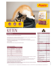 Josera - For Kittens & Lactating Mothers - Gentle Digestion, Shiny Coat & Healthy Growth - 2kg