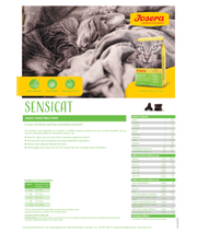 Josera - Sensicat - For Sensitive Cats with Hairball Control & Urinary Health - 2kg