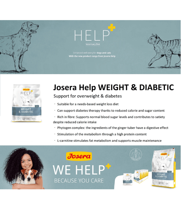 Josera Josera - Help Weight & Diabetic Adult Dog 10kg