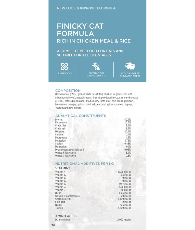 Diamond Naturals - Holistic Finicky Adult Cat With Chicken 3kg