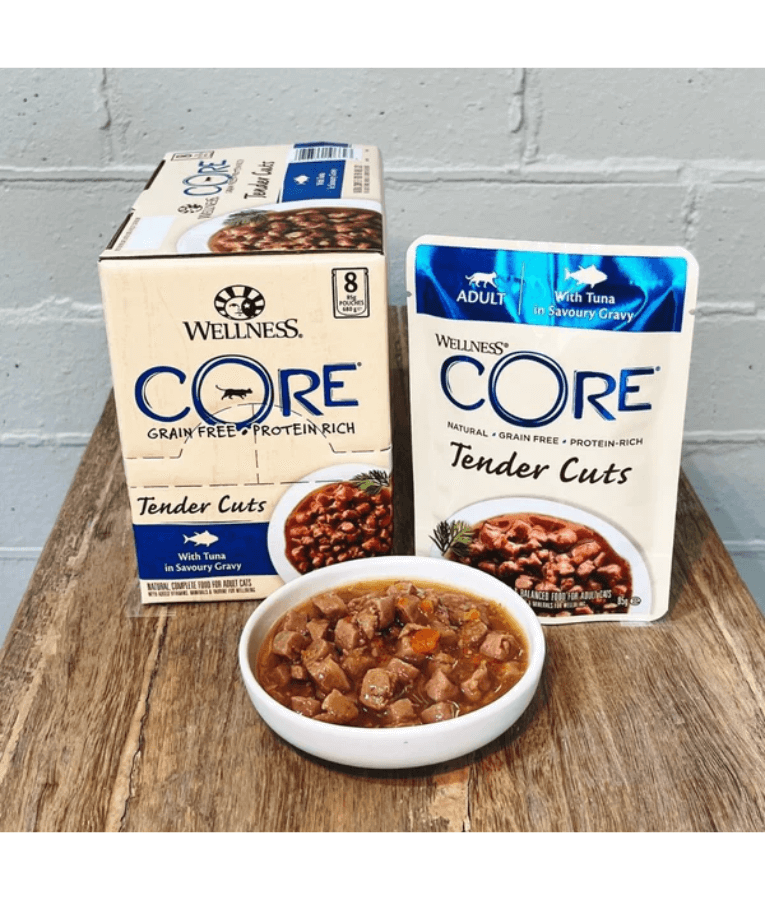 Wellness CORE Tender Cuts Tuna in Savory Gravy 85g