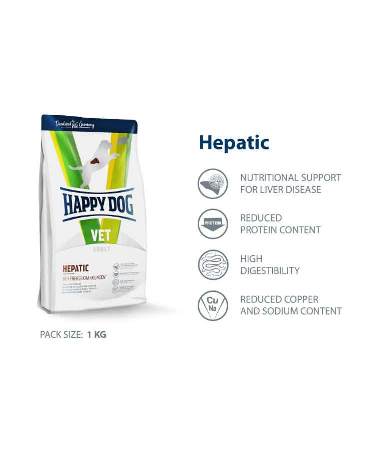 Happy Dog - Vet Diet Hepatic 4kgs