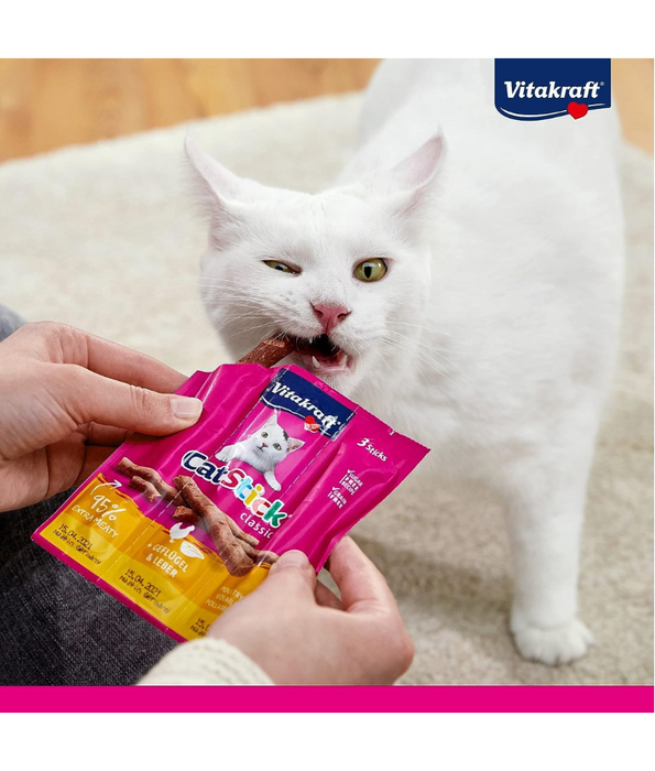 Vitakraft - Cat Stick Classic With Mini Rabbit & Duck 18g