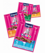 Vitakraft - CatStick, 3 Classic Soft Sticks With Salmon - 18g